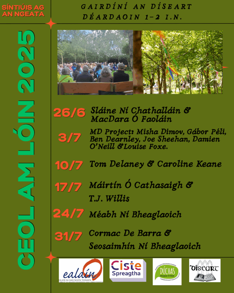 Poster for Ceol Am Lóin 2025